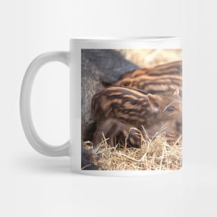 Wild Boar Piglets Mug